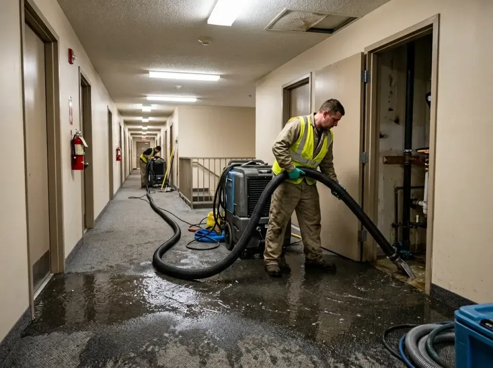 multi-unit-apartment-hallway-f-005 — frequently asked questions, Emergency Burst Pipe Water Extraction & Removal in Rome, GA